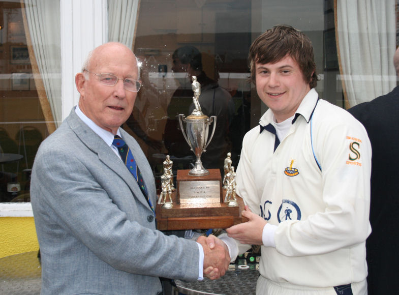SWCA President J.D.W. Maclean and Mumbles Captain Morgan Hodges